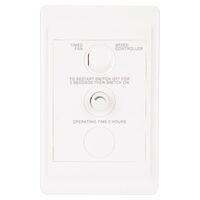 Fan Timer Switch 650VA | 3hr Time Delay | Secure Coverplate | White by Legrand