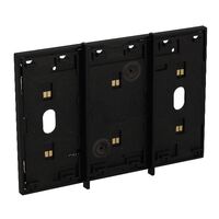 Smart Home Control Panel 3M | Voice Command | 2 Wire BUS | Black by Legrand