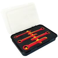 Insulated Ring Gear Wrench Set | 1000V AC/1500V DC | 72 Teeth | Chrome Vanadium Steel by Majortech