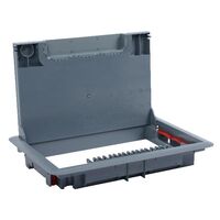 Plastic Lid and Trim for 8 Module Floor Box | Durable & Recyclable | 260x60x340mm by Legrand
