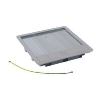 Stainless Steel Floor Box Lid | 16 Module | Durable & Corrosion Resistant by Legrand