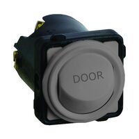 Spring Return Switch Mechanism 16A 240V | Door Engraved | Urban Grey by Legrand