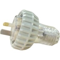 Three pin plug 10A 3 flat pins