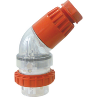 Angled plug 20A 5 round pins