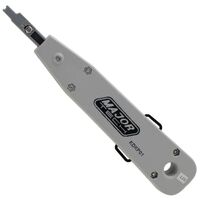 Punchdown Tool | Compatible with Krone & 110 Blades | High/Low Impact Adjuster | Lockable Blade Storage by Majortech