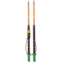 11kV High Voltage Phasing Stick | 12kV Full Scale | Neon Indicator & Scaled Voltmeter | Lightweight Design by Majortech