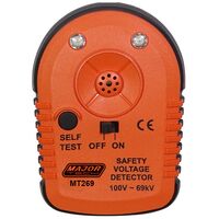 69kV AC Voltage Detector | 100V to 69kV Detection Range | Bright LED & Loud Buzzer | Durable Design by Majortech