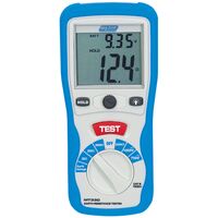 Earth Resistance Tester | 0.01Ω to 2000Ω Range | AC/DC Voltage Measurement | Large Backlit Display by Majortech