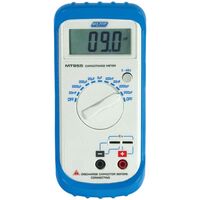 Digital Capacitance Meter | 0.1pF to 20,000µF Range | Compact Design & Test Leads by Majortech