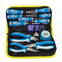 14-Piece DIY Tool Kit | 7-Piece Screwdriver Set | 3m Measuring Tape | Insulated Pliers by Majortech