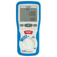 Loop Impedance Tester | 0.20Ω to 9999Ω Range | Bluetooth 4.0 & No-Trip Technology | MT355 by Majortech