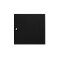 Solid Steel Door for 12RU Racks | Small Round Lock | 600mm x 600mm by Certech
