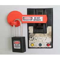 Circuit Breaker Lockout Device | Durable Moulded Plastic | Red Colour | Includes Spacer Disc by Cirlock
