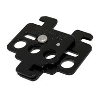 Toggle Blocking Lockout Hasp | Powder Coated Mild Steel | 3 Padlock Holes | Black by Cirlock