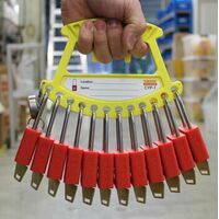 Truck Brake Lockout Device | Heavy-Duty Steel & Reinforced Plastic | Secure Padlock Compatible | Cirlock