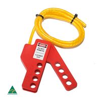 Cable Lockout Device | 5mm Non-Conductive Nylon | 1m Length | 4 Padlock Holes | Cirlock
