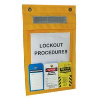 Padlock Lockout Station | Durable High-Impact Plastic | Wall Mountable | Safety Yellow by Cirlock