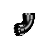 40mm ABS 90° Long Radius Bend | Durable ABS Material | Smooth Directional Changes by Tradepro Australia Pty Ltd