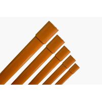 32mm Powder Coated Conduit | Screwed Type | Corrosion Resistant | High Visibility Orange by Tradepro Australia Pty Ltd
