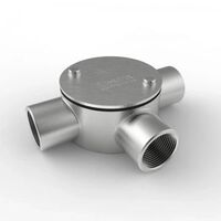 316 SS 3 Way Junction Box | IP67 Rated | Durable Construction | Includes Lids & Screws by Tradepro Australia
