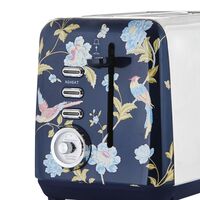 2 Slice Toaster | Seven Variable Toast Settings | Defrost & Reheat Modes | Compact Design | Elveden Navy by GAF