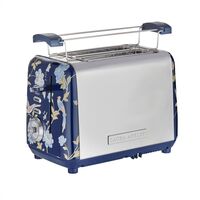 2 Slice Toaster | Seven Variable Toast Settings | Defrost & Reheat Modes | Compact Design | Elveden Navy by GAF