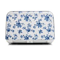 4 Slice Toaster with Seven Heat Settings & Auto-Centring | Wide Slots for Bagels | China Rose by GAF