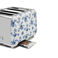4 Slice Toaster with Seven Heat Settings & Auto-Centring | Wide Slots for Bagels | China Rose by GAF