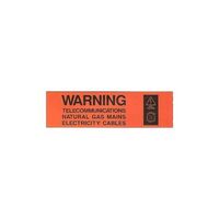 3 Way Underground Warning Tape | Durable Polyethylene | 30m Length | High Visibility by Tradepro Australia Pty Ltd