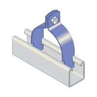 Pipe/Cable Clip 64mm O.D. | Two-Piece Design | Durable Material | Secure Fastening by Tradepro Australia Pty Ltd