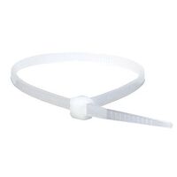 Nylon Cable Tie 100mm x 2.5mm | Durable Nylon Material | Natural Color | Easy to Use by Tradepro