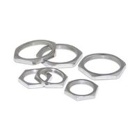 25mm Nickel Plated Brass Locknut | Corrosion Resistant | 5mm Thread Depth | Durable Design by Tradepro Australia