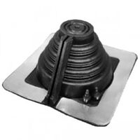 Multiport Roof Flashing Silicone | 6-70mm Pipe Diameter | UV Resistant & Weatherproof | Square Base by Tradepro Australia Pty Ltd