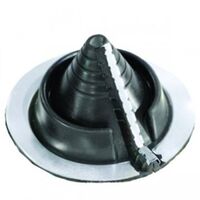 Universal Retrofit Roof Flashing | Fits 19-69mm Pipes | Durable Weather-Resistant Polymer | Grey by Tradepro Australia Pty Ltd