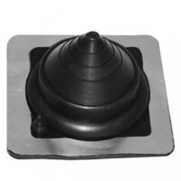 Mini Square Base Silicone Roof Flashing | 0-50mm Adjustable | Weather Resistant & Flexible by Tradepro Australia Pty Ltd