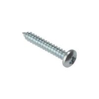 Pan Head Self Tapping Screw 8 Gauge x 1" | Zinc Plated | Easy Installation | Medium-Duty by Tradepro
