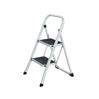 2 Step Ladder | 130kg Weight Limit | Anti-Slip Wide Steps | Lightweight Design by GAF