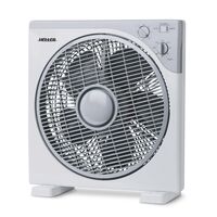 30cm Box Fan | 50W Power | 3 Speed Settings & Safety Guard | Timer by GAF