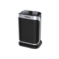 Ceramic Oscillating Fan Heater | 1500W Power | Adjustable Thermostat & Overheat Protection | Black by GAF