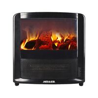 Electric Flame Effect Fireplace | 2000W Power | Adjustable Thermostat & Timer | Freestanding Design by GAF