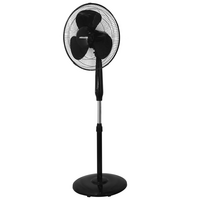 Pedestal Fan 40cm with Remote Control | 50W Power | 3 Speed Modes & Oscillation | Adjustable Height by GAF