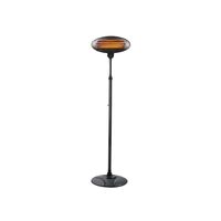 Electric Outdoor Patio Heater 2000W | Adjustable Height | Quartz Heating Element | Safety Tip-Over Switch | GAF