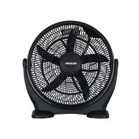 High Velocity Fan 50cm | 100W Power | 3 Speed Settings & Tilt Adjustability | Black by GAF
