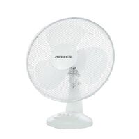 40cm White Desk Fan | 3 Speed Settings | Oscillation Function | Tilt Adjustable by GAF