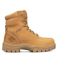 150mm Wheat Lace Up Boot | Composite Toe | Water Resistant Nubuck | Slip Resistant Sole by Oliver