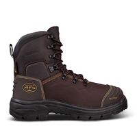 150mm Brown Lace-up Boot | Caustic Resistant | 100% Waterproof | Slip Resistant by Oliver