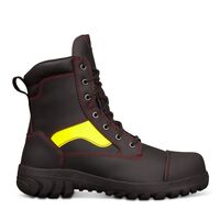 Wildland Firefighters Boot 180mm | Flame Retardant Leather | Heavy Duty Nitrile Rubber Sole | Composite Safety Toe by Oliver