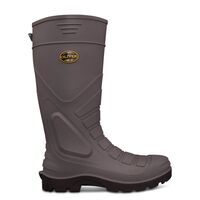 Grey Safety Gumboot | Waterproof PVC | Steel Toe & Metatarsal Protection | Heavy Duty Sole by Oliver