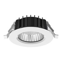 NEO-PRO Round 13W Recessed Dimmable LED Tricolour IP65 Downlight - White