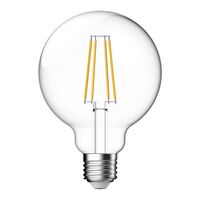 G95 7.2W DIMMABLE  LED FILAMENT LAMP CLEAR 240V - E27